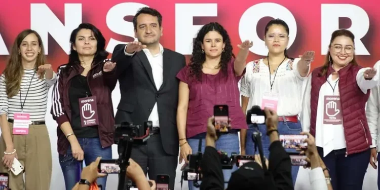 Luisa Maria Alcalde será presidenta de Morena a partir del 1 de Octubre 2024.