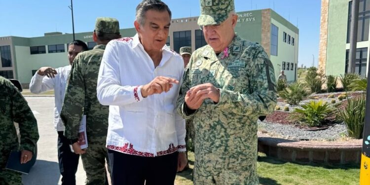 Supervisan titular de la Sedena y gobernador avance de la Agencia Nacional de Aduanas en Nuevo Laredo